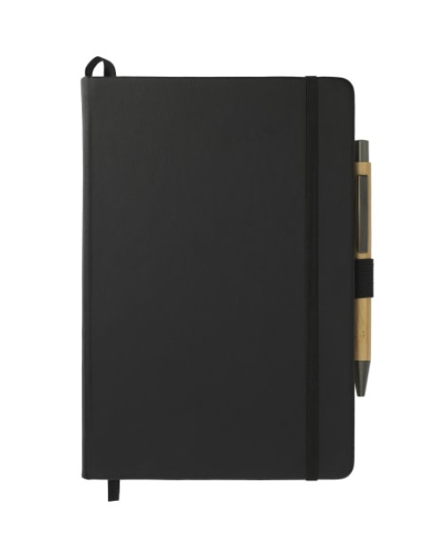 Carnet de notes relié en cuir de cactus, 5,5 x 8,5 pouces