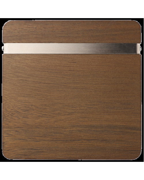 Graze Wood and Metal Coaster Set Graze Wood and Metal Coaster Set