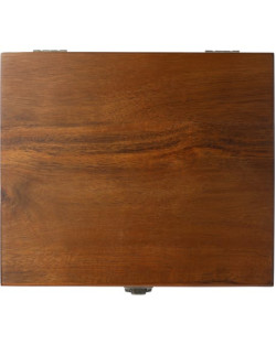 Graze Wood and Metal Wine Set