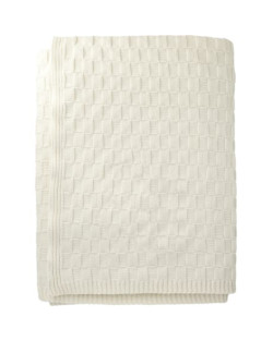 Made*Here New York Basketweave Cotton Blanket