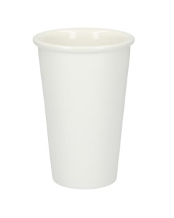 Dimple Double Wall Ceramic Cup 10oz