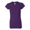 T-shirt côtelé sheer pour femmes