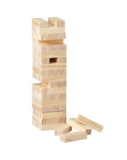 Tumbling Tower Wood Block Stacking Game