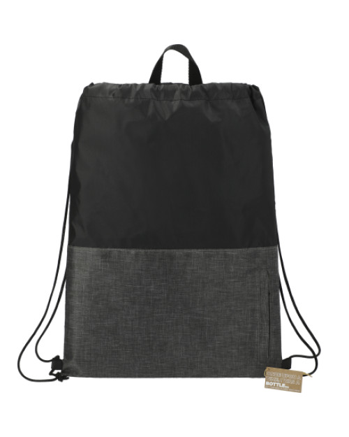 Sac à cordon recyclé à fermeture éclair Ash Sac à cordon recyclé à fermeture éclair Ash