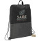 Sac à cordon recyclé à fermeture éclair Ash