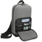 Sac à dos à bandoulière recyclé graphite Deluxe