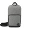 Sac à dos à bandoulière recyclé graphite Deluxe