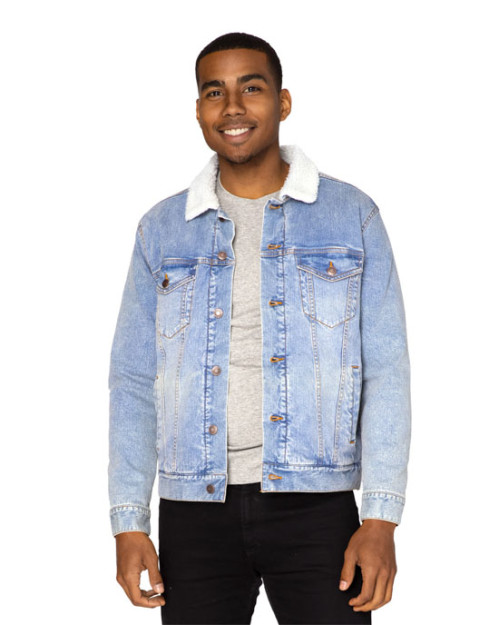 Unisex Sherpa-Lined Denim Jacket Unisex Sherpa-Lined Denim Jacket