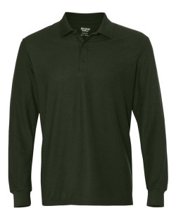 DryBlend® Double Piqué Long Sleeve Polo