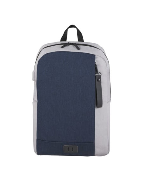 NBN Whitby Slim Sac à dos pour ordinateur 15" avec port USB NBN Whitby Slim Sac à dos pour ordinateur 15" avec port USB