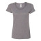 T-shirt softstyle à encolure dégagée pour femmes 