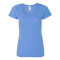 T-shirt softstyle à encolure dégagée pour femmes 