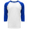 Unisex CVC 3/4 Sleeve Raglan Baseball T-Shirt