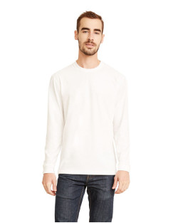 Unisex Sueded Long-Sleeve Crew