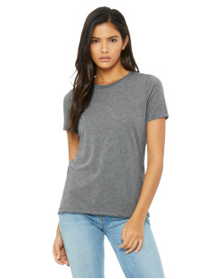 T-Shirt décontracté pour femme en trimélange