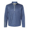 Brushed Terry Heathered Quarter-Zip Pullover