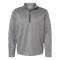 Brushed Terry Heathered Quarter-Zip Pullover