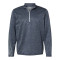Brushed Terry Heathered Quarter-Zip Pullover
