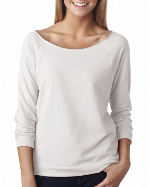 Ladies' French Terry 3/4-Sleeve Raglan Ladies' French Terry 3/4-Sleeve Raglan