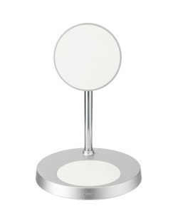 MagClick™ Dual Fast Wireless Charging Stand w/Base