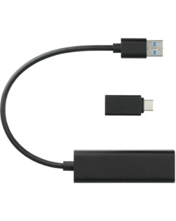 Aluminum 4-Port USB 3.0 Hub with Type C Adapter