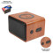 Wood Bluetooth Speaker with Wireless Charging Pad