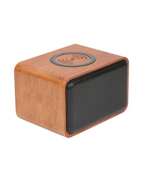 Wood Bluetooth Speaker with Wireless Charging Pad Wood Bluetooth Speaker with Wireless Charging Pad