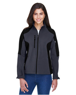 Manteaux à extérieur doux pour femme Compass de North EndMD de trois épaisseurs contrecollées avec blocs de couleur