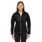 Manteau pour femme à extérieur doux Terrain avec blocs de couleur et motif en relief