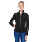 Manteau hybride léger à extérieur doux pour femme Pursuit de North End SportMD Rouge de trois épaisseurs contrecollées avec perforations au laser
