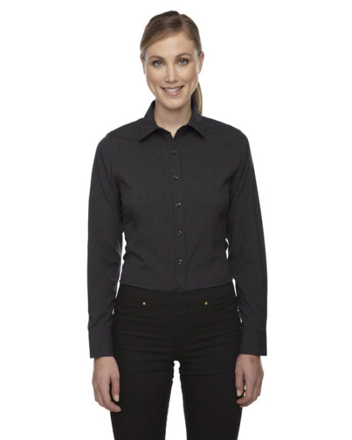 Chemise performance pour femme Central Ave de North end SportMD Bleu à motif mélangé Chemise performance pour femme Central Ave de North end SportMD Bleu à motif mélangé