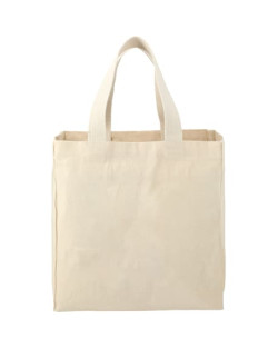 Fourre-tout d'épicerie en coton essentiel de 8 oz