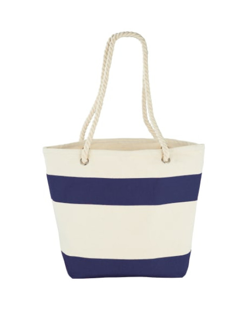 Capri Stripes 12oz Cotton Canvas Shopper Tote Capri Stripes 12oz Cotton Canvas Shopper Tote