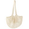 Sac de marché en maille de coton Riviera avec pochette zippée