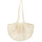 Sac de marché en maille de coton Riviera avec pochette zippée