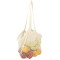 Sac de marché en maille de coton Riviera avec pochette zippée