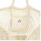 Sac de marché en maille de coton Riviera avec pochette zippée