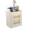 Fourre-tout en coton recyclé arc-en-ciel de 8 oz