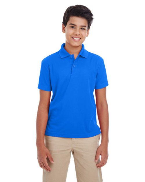 Polo performance pour adolescent en piqué Origin de CORE365MC