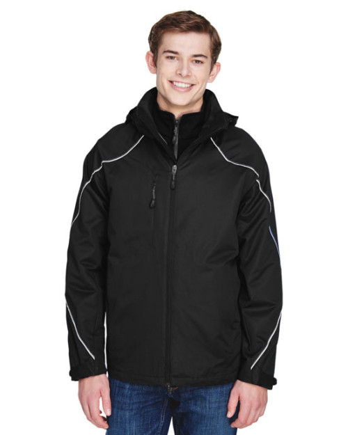 Manteau 3 en 1 pour homme de taille longue Angle de North EndMD avec doublure en molleton contrecollé Manteau 3 en 1 pour homme de taille longue Angle de North EndMD avec doublure en molleton contrecollé