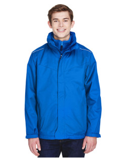 Manteau 3 en 1 pour homme Region de CORE365MC avec doublure en molleton