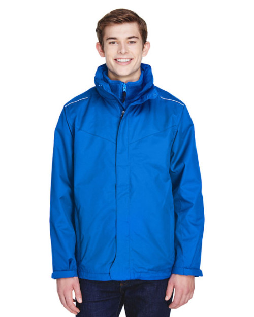 Manteau 3 en 1 pour homme Region de CORE365MC avec doublure en molleton Manteau 3 en 1 pour homme Region de CORE365MC avec doublure en molleton