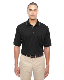 Men's Motive Performance Piqué Polo with Tipped Collar