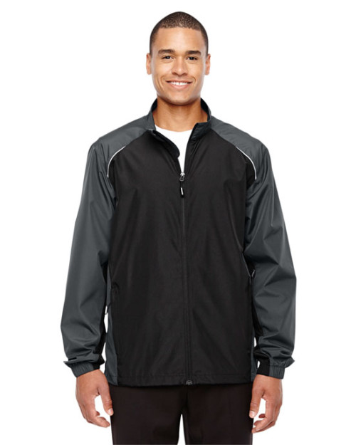 Manteau pour homme léger Stratus avec blocs de couleur de CORE365MC Manteau pour homme léger Stratus avec blocs de couleur de CORE365MC
