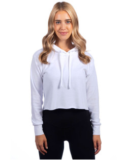 Ladies' Cropped Pullover Hooded Sweatshirt