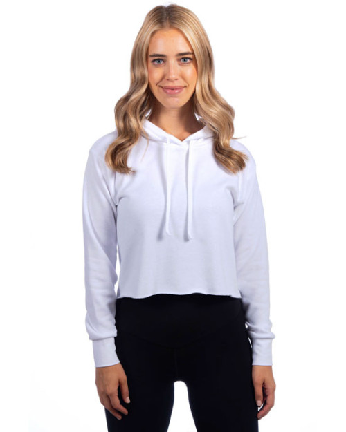 Ladies' Cropped Pullover Hooded Sweatshirt Ladies' Cropped Pullover Hooded Sweatshirt