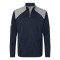 Textured Mixed Media Quarter-Zip Pullover