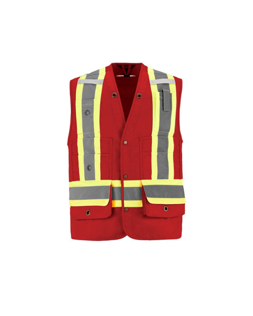 L01190 - Surveyor - Adult Hi-Vis Surveyor’s Safety Vest L01190 - Surveyor - Adult Hi-Vis Surveyor’s Safety Vest