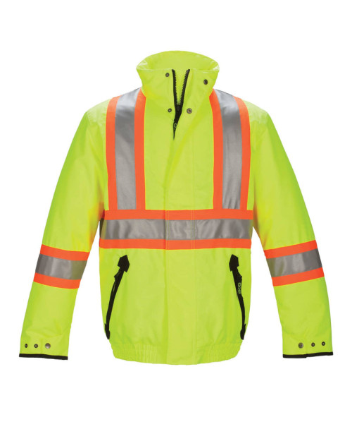 L01200 - Endure - Men's Hi-Vis Insulated Bomber Jacket L01200 - Endure - Men's Hi-Vis Insulated Bomber Jacket