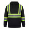 L01375 - Long Haul - Men's Hi-Vis Polyester Pullover Hoodie
